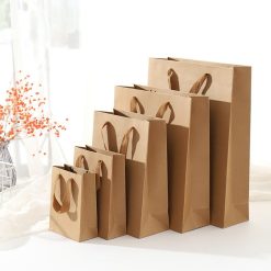 Portrait Kraft Paper Shopping Bag (250gsm)