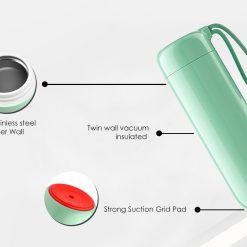 Alternative view of 400ml BPA Free Vacuum Thermal Suction Flask with Fruit Infuser