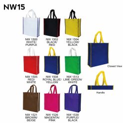 A4 2-Tone Non-Woven Tote Bag (NW15)