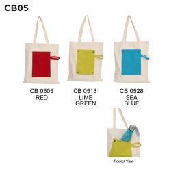 Alternative view of Cotton Multi-Tone Foldable Canvas Bag CB05