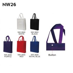 A4 Portrait Non-Woven Bag with Button (NW26)