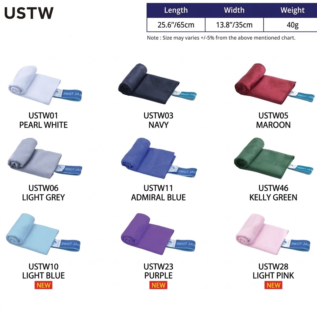 Anti-Bacterial Quick Dry Sports Towel (USTW) - Image 2