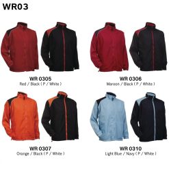Alternative view of Full-Zip Reversible Windbreaker WR03