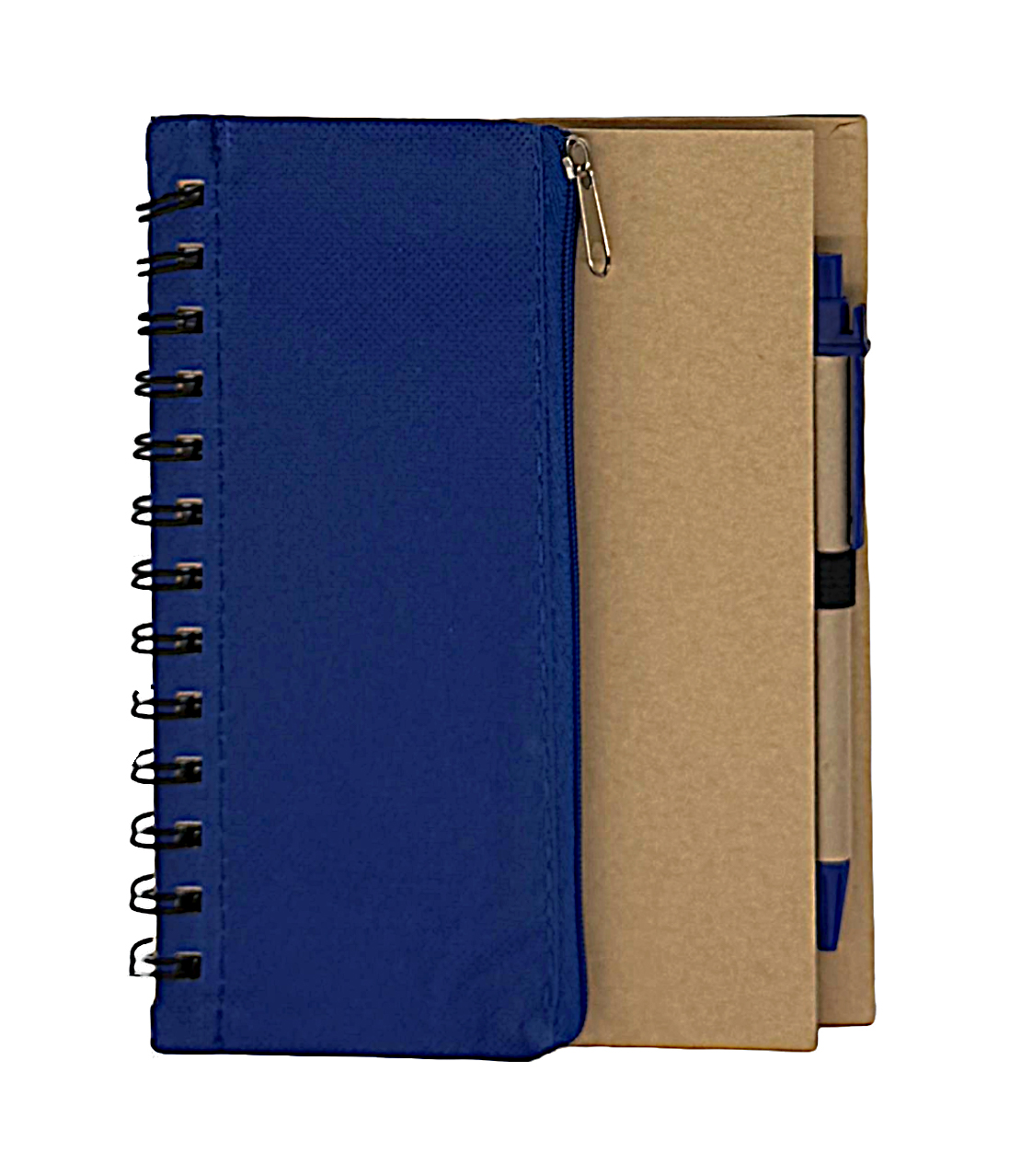 Eco-Friendly Notepad with Non-Woven Pouch and Pen (EC25) - Image 4
