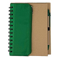 Eco-Friendly Notepad with Non-Woven Pouch and Pen (EC25)
