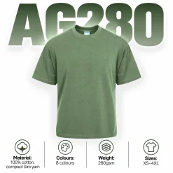 AG280 Supreme Siro Cotton Oversized T-Shirt (280gsm)