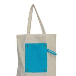 Cotton Multi-Tone Foldable Canvas Bag CB05