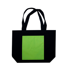 Alternative view of Cotton Multi-Tone Canvas Bag CB19