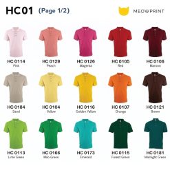 Alternative view of Honeycomb Short Sleeve CVC Polo Shirt HC01