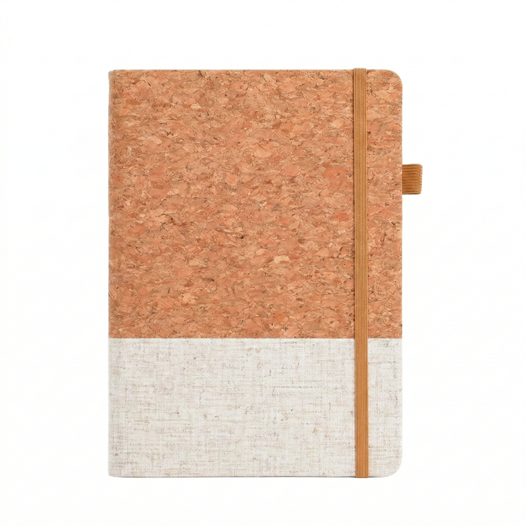 A5 Cork and Linen Notebook
