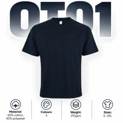 210GSM Oversized Cotton T-Shirt OT01