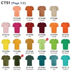 Alternative view of 160GSM Comfy Cotton Short Sleeve T-Shirt CT51