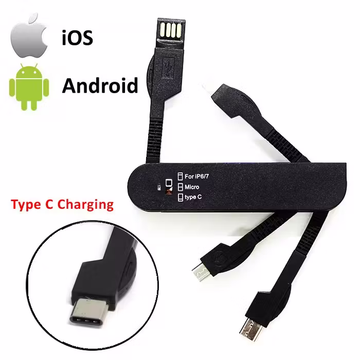 Swivel Cable (with Type-C)
