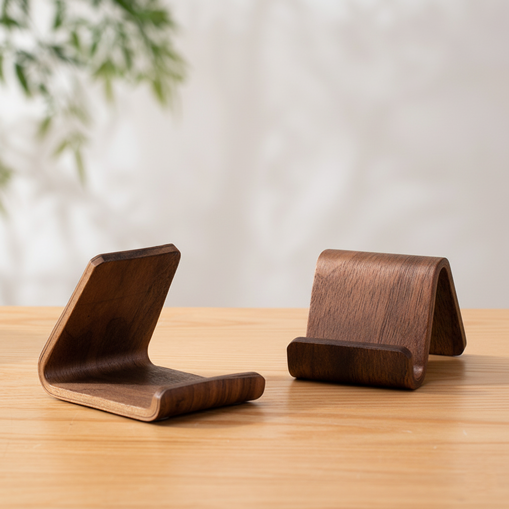 Wood Mobile Phone Holder