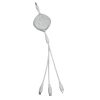 Wheat Straw Retractable 3in1 Charging Cable
