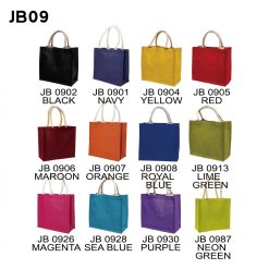 A4 Laminated Jute Bag JB09