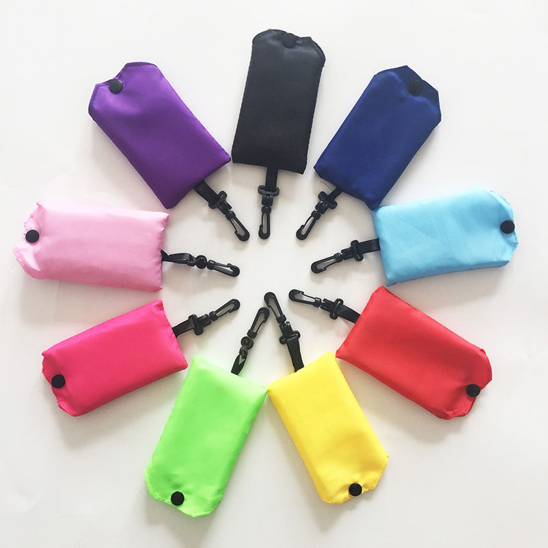 Basic Foldable Shopping Bag with Carabiner - Image 7