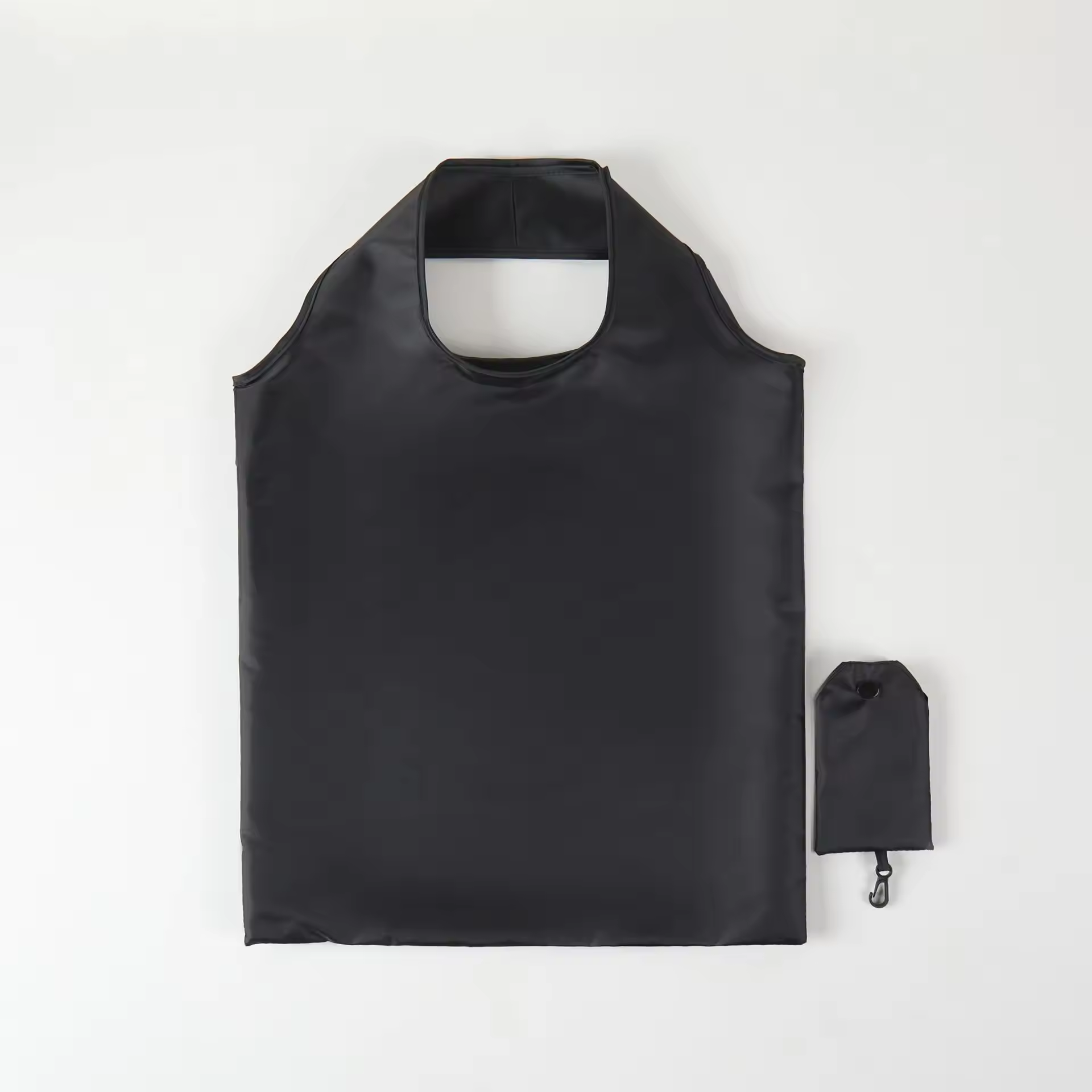 Basic Foldable Shopping Bag with Carabiner