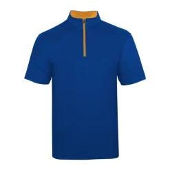 Mandarin Collar Dri-Fit Half-Zip Polo T-Shirt (QD18)
