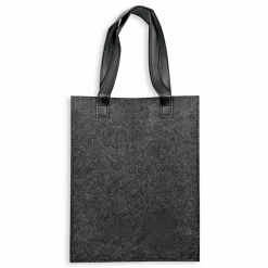 Stylish Felt Tote Bag with Leather Handle