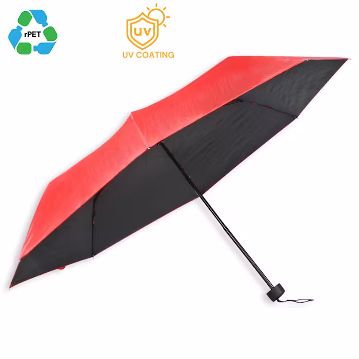 21'' Foldable RPET Umbrella with UV Coating