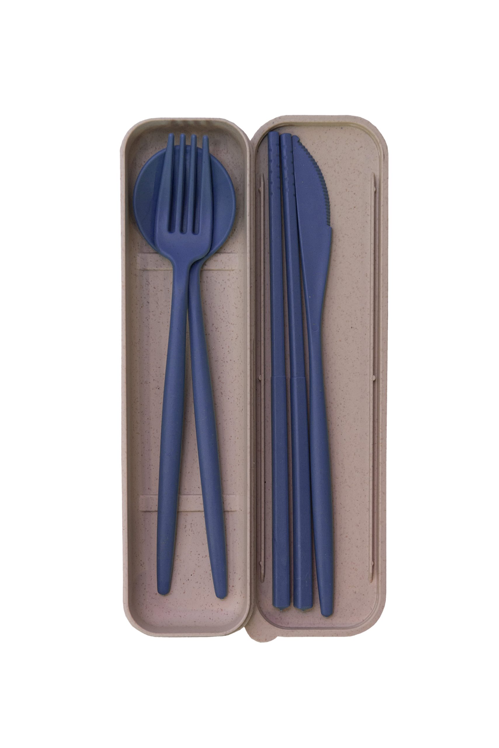 CE54 Eco-Friendly Wheat Fiber Cutlery Set - Image 2