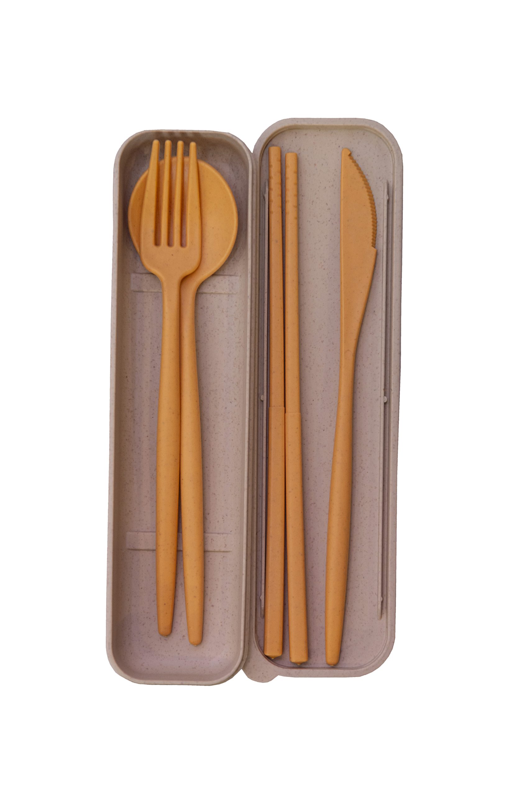 CE54 Eco-Friendly Wheat Fiber Cutlery Set