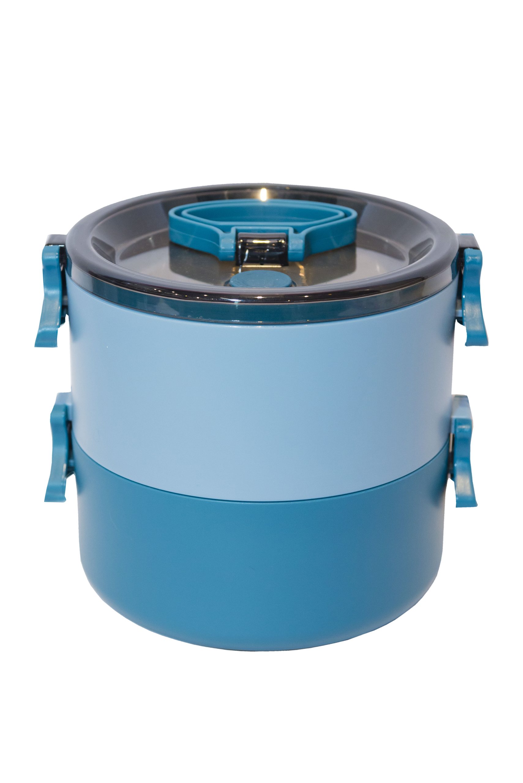 CE60 Stainless Steel Food Container with Safety Lock (2-Tier) - Image 2