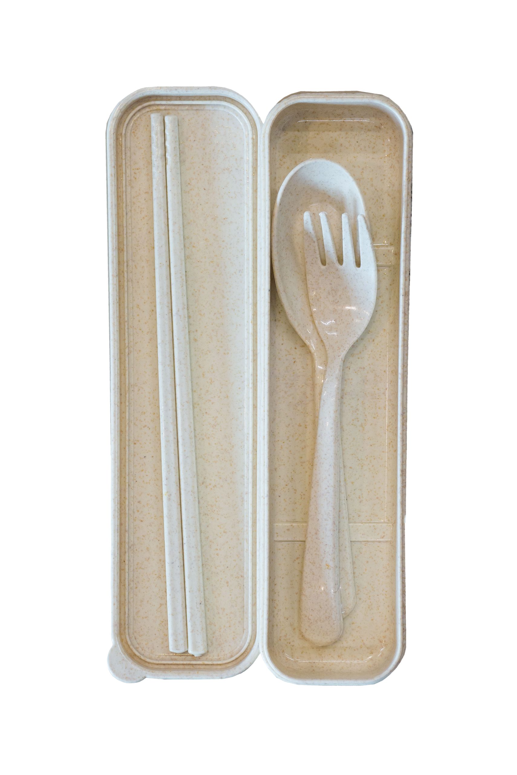 CE64 Eco-Friendly Wheat Fiber Cutlery Set