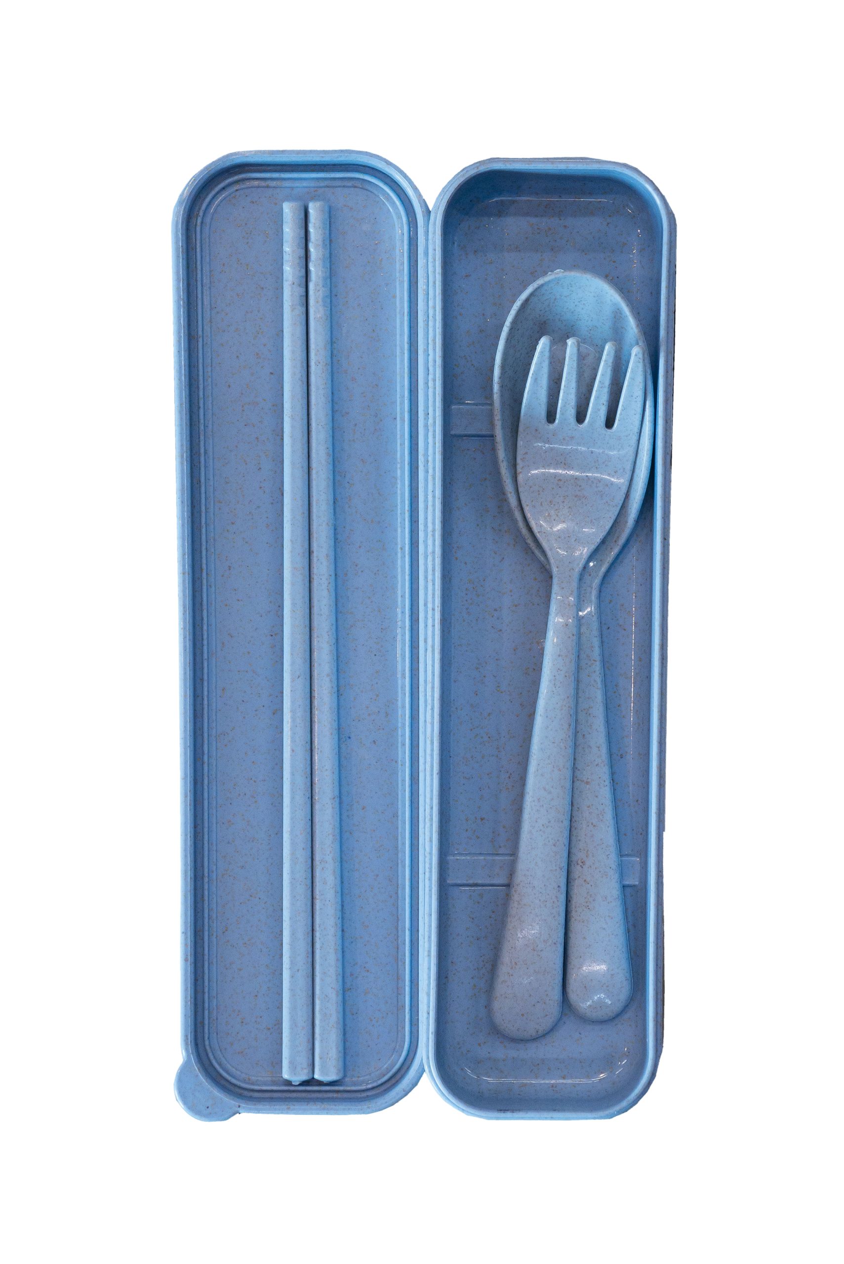 CE64 Eco-Friendly Wheat Fiber Cutlery Set - Image 4