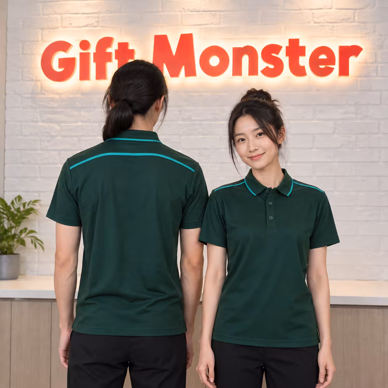 Multi-Tone Dri-Fit Polo T-Shirt QD64