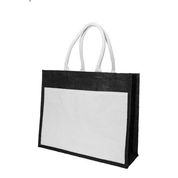 A4 Laminated Jute Bag JB03 - Image 2