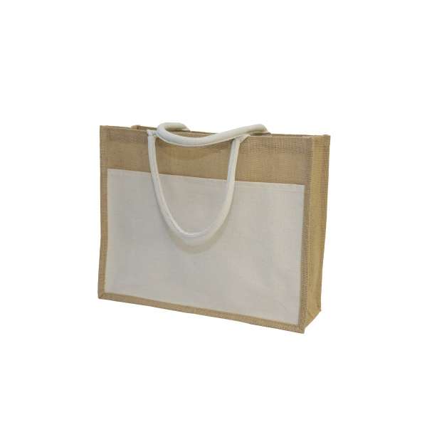 A4 Laminated Jute Bag JB03 - Image 4