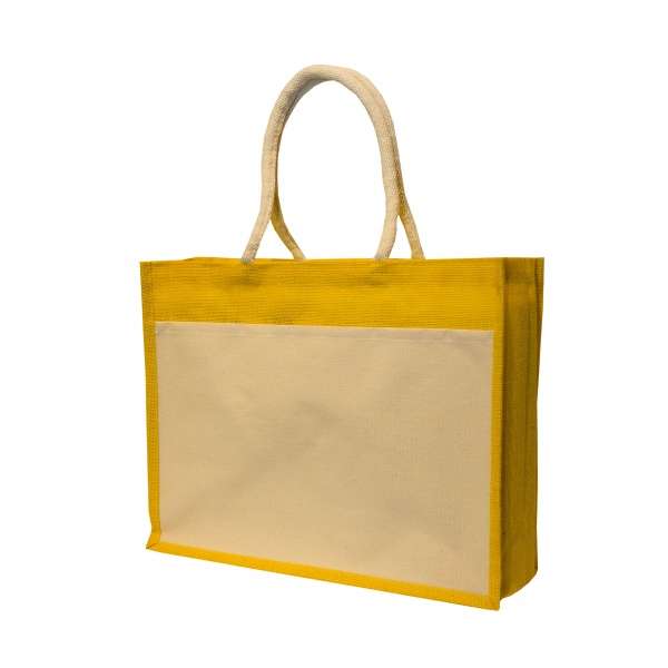 A4 Laminated Jute Bag JB03 - Image 5