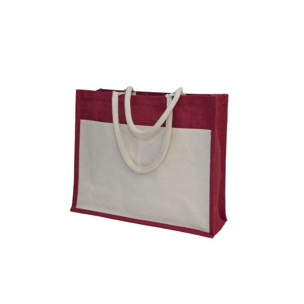 A4 Laminated Jute Bag JB03 - Image 6