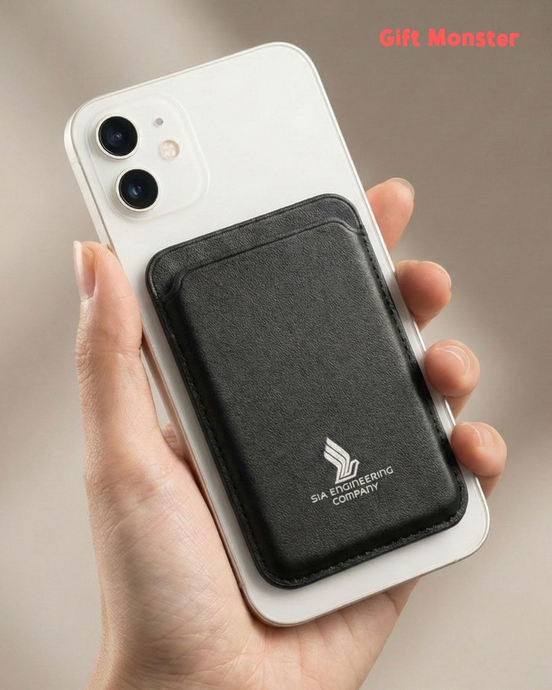 Leather Magnetic Wallet Card