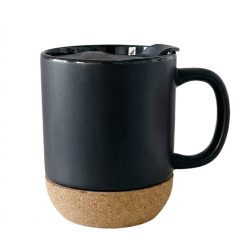 400ml Cork Ceramic Mug with Cover