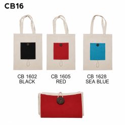 Multi-Tone Foldable Canvas Bag CB16