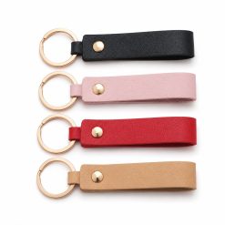 PU leather keychain