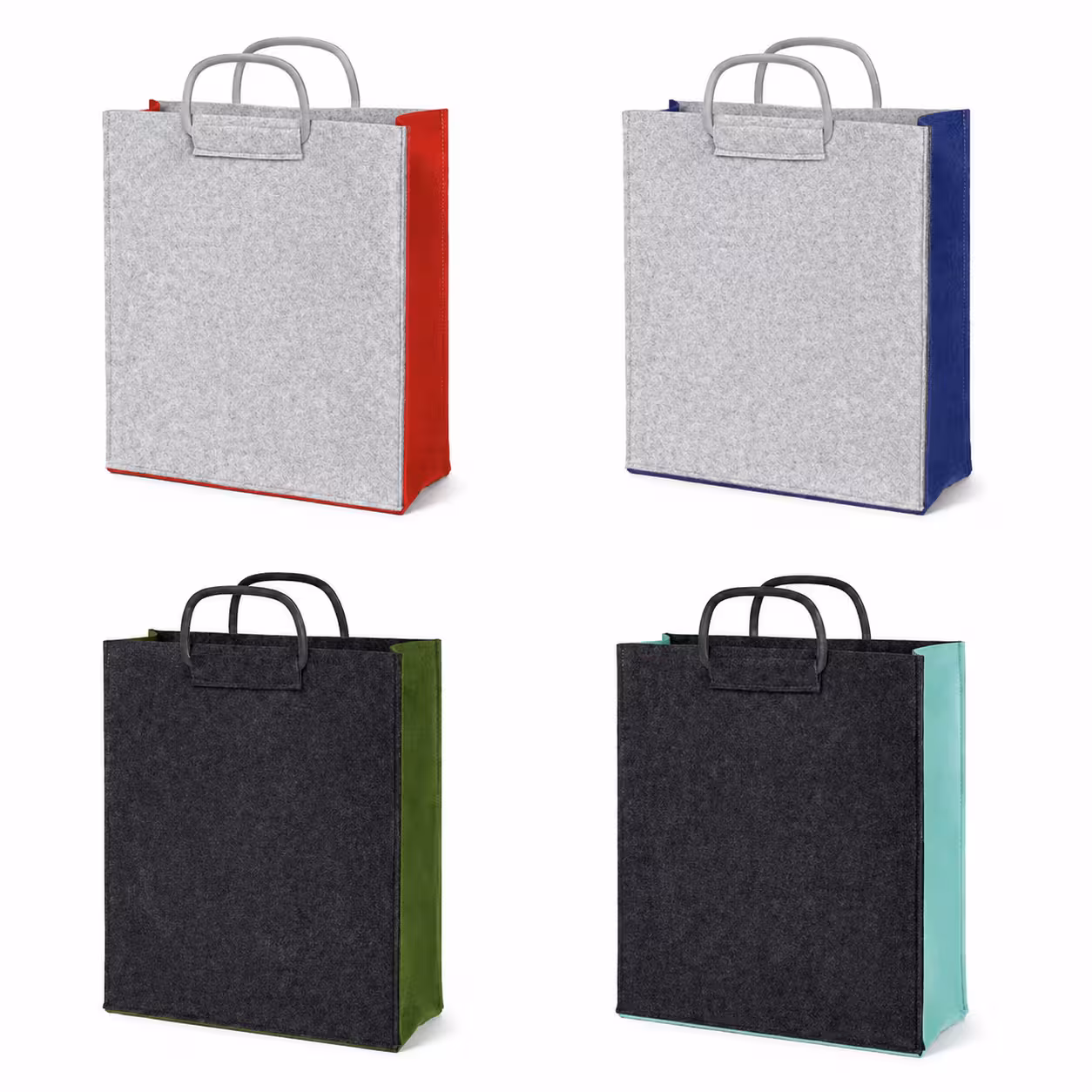 RPET Felt Tote with Recycled Aluminum Handles