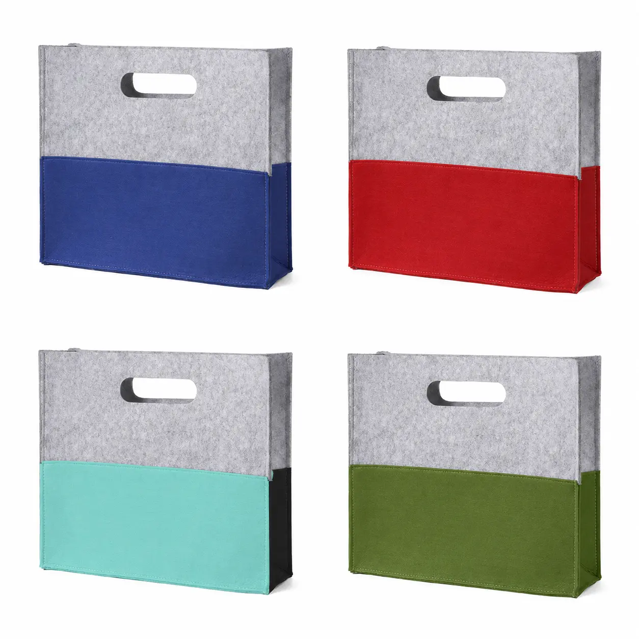 RPET Felt Die-Cut Briefcase
