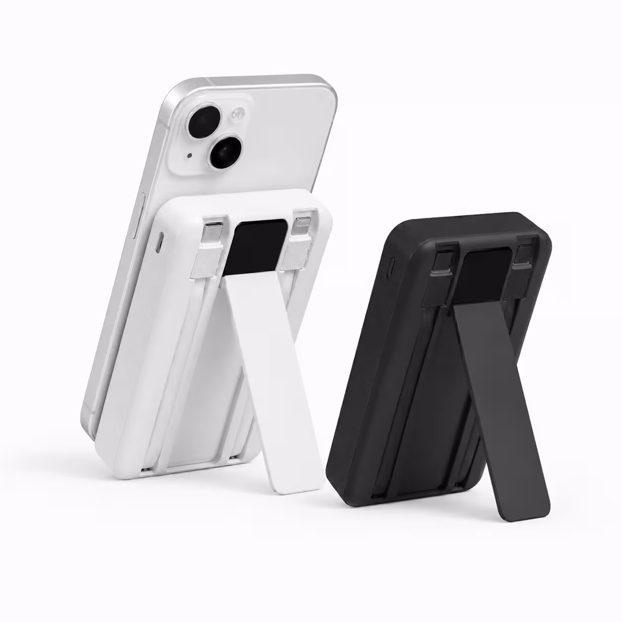10000mAh Recycled ABS Power Bank and Wireless Charger - Image 2