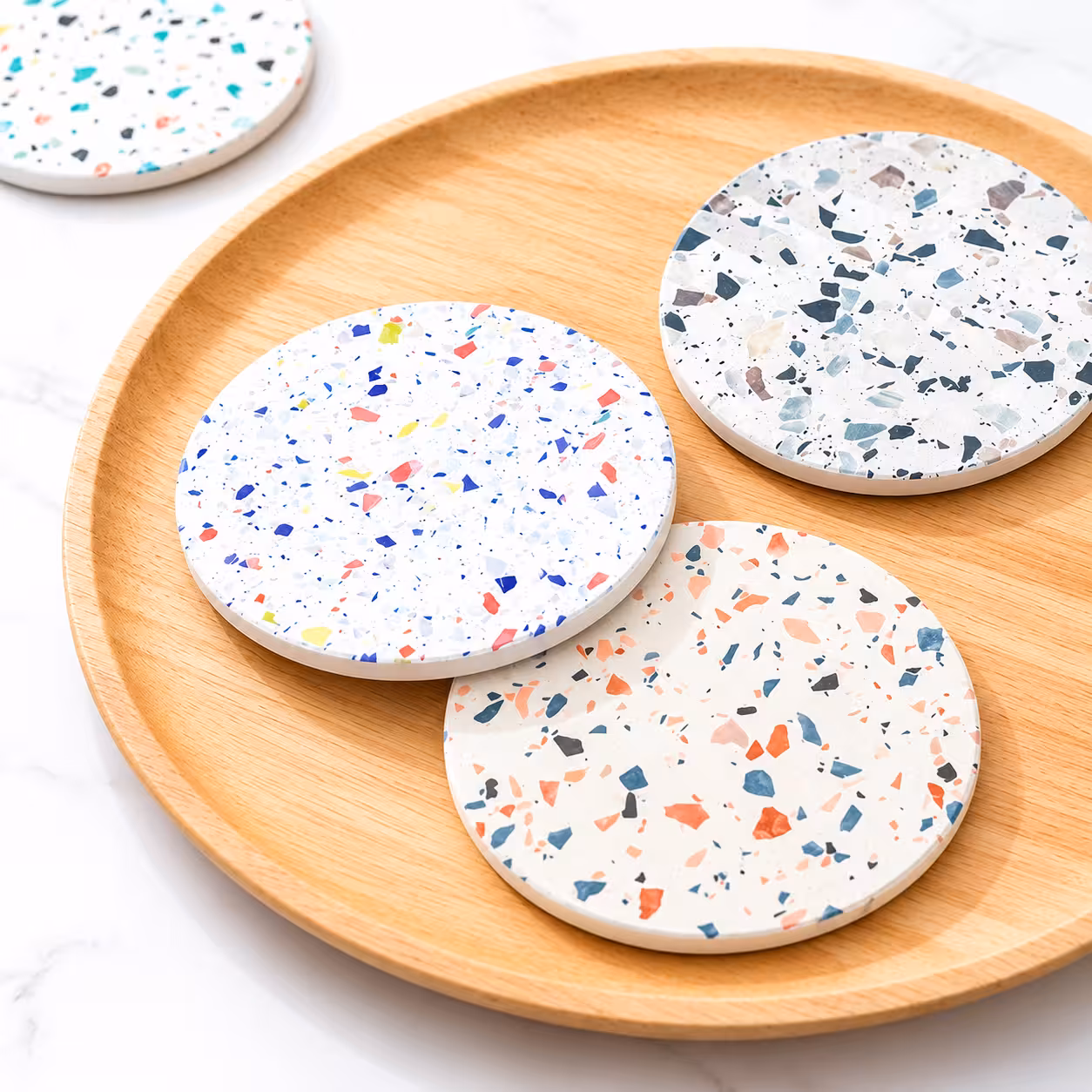 Terrazzo Ceramic Coaster