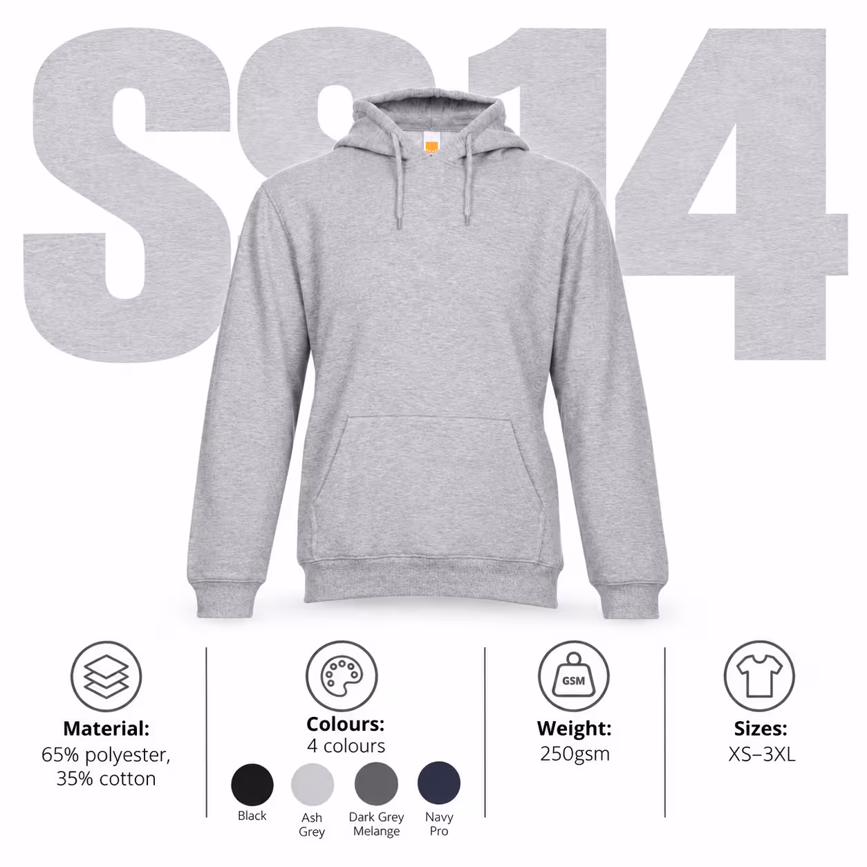 SS14 Basic Pullover Hoodies