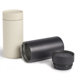 400ml Flip-Top Stainless Steel Tumbler