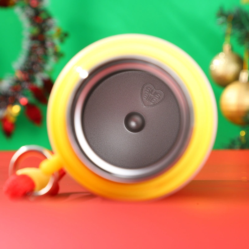 550ml Christmas Vacuum Water Bottle with Strap - Image 5