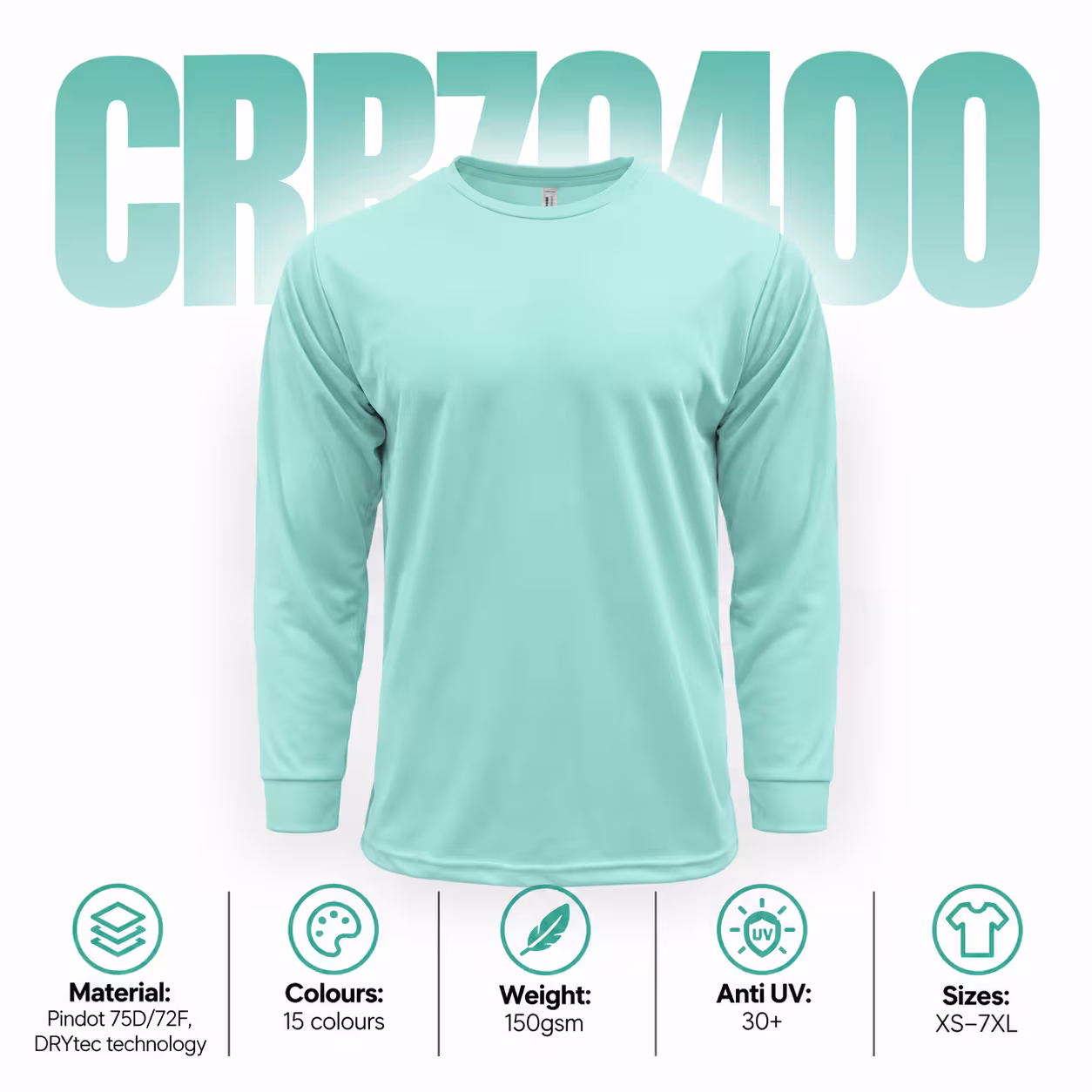 DRYtec Long Sleeve Tee T-Shirt CRR70400
