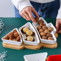 Alternative view of Christmas Serving Platter
