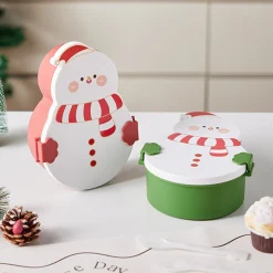 Christmas Snowman Bento Lunch Box