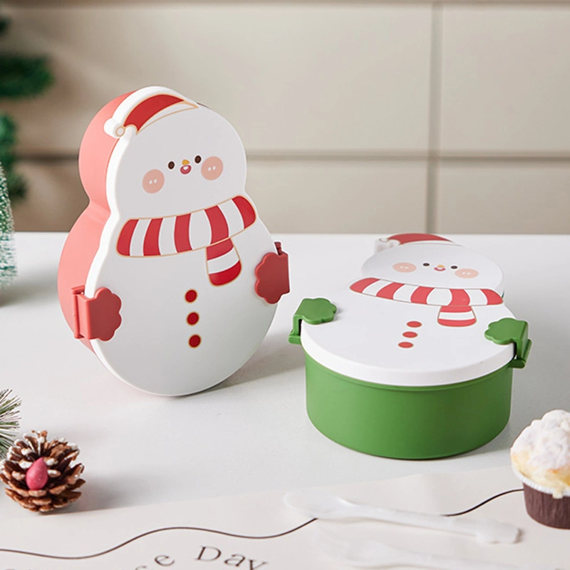 Christmas Snowman Bento Lunch Box